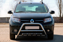 Renault Sandero 2013-2022 Arceau Avant WT003 (Inox) 60 mm photo 2