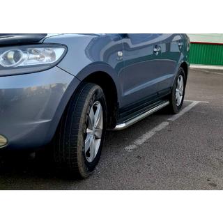 Marchepieds Latéraux Premium (2 pcs, Inox) Hyundai Santa Fe 2 2006-2012 photo 3