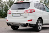 Hyundai Santa Fe 2 2006-2012 Arceau Arrière AK002-2 (Inox) photo 1