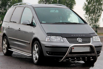 Volkswagen Sharan 1995-2010 Pare-buffle WT004 Inox photo 2