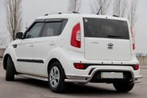 Kia Soul II 2013-2018 Protection Arrière AK007-2 (Inox) photo 2