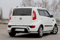 Kia Soul II 2013-2018 Protection Arrière AK007-2 (Inox) photo 4