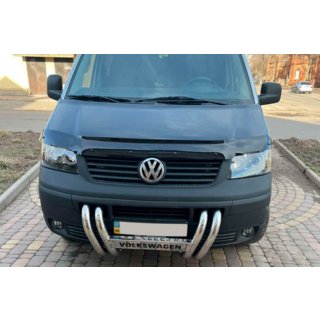Pare-buffle ST006-04 Calandre (Inox) Volkswagen T5 Transporter 2003-2010 photo 2
