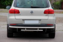 Volkswagen Tiguan 2007-2016 Protection Arrière AK002-2 (Inox) photo 1