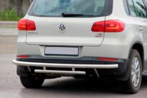 Volkswagen Tiguan 2007-2016 Protection Arrière AK002-2 (Inox) photo 2