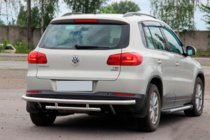 Volkswagen Tiguan 2007-2016 Protection Arrière AK002-2 (Inox) photo 4