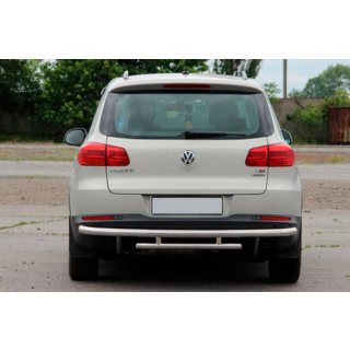 Protection Arrière AK002-2 (Inox) Volkswagen Tiguan 2007-2016 photo 3