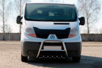 Renault Trafic 2001–2015 Pare-buffle QT-Spec (Inox) photo 1