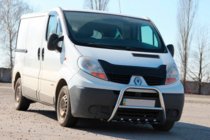Renault Trafic 2001–2015 Pare-buffle QT-Spec (Inox) photo 2