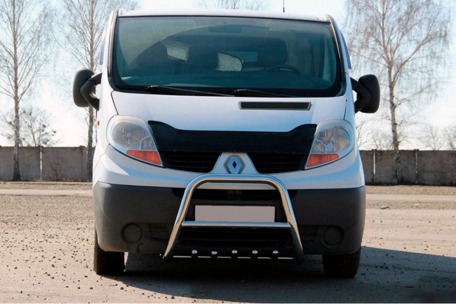 Renault Trafic 2001–2015 Pare-buffle QT-Spec (Inox) Image