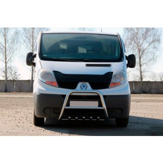 Pare-buffle QT-Spec (Inox) Nissan Primastar 2002-2014 photo 1