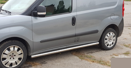 Fiat Doblo II 2010-2022 Tubes Latéraux (2 pcs, Inox) photo 4
