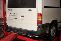 Ford Transit 2000–2014 Marchepied arriere de protection AK-Special (inox) photo 2