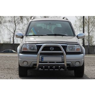 Pare-buffle QT007 (Inox) Suzuki Vitara 1998-2006 photo 2