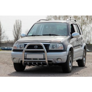 Pare-buffle QT007 (Inox) Suzuki Vitara 1998-2006 photo 3