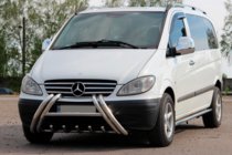 Mercedes Viano 2004-2014 Pare-buffle Kelebek WT011 (inox) photo 2