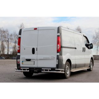 Protection Arrière AK003-Plus-2 (Inox) Opel Vivaro 2001–2015 photo 1