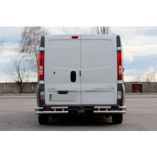 Protection Arrière AK003-Plus-2 (Inox) Opel Vivaro 2001–2015 photo 2