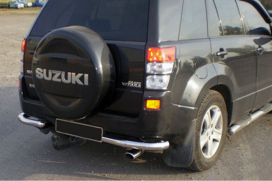 Suzuki Grand Vitara 2005-2017 Protection Arrière AK003 (Inox) Photo 2