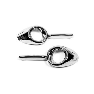 Entourages de phares antibrouillard avec decoupes (2010-2015, 2 pcs, plastique) photo 3