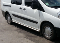 Fiat Scudo 2007-2015 Barres Latérales BB002 (2 pcs, Inox) 60 mm, empattement court photo 1