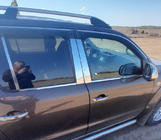 Volkswagen Amarok 2010-2022 Encadrement de vitres inox (4 bandes) Carmos - Acier Inoxydable Turc photo 4