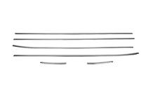 Volkswagen Polo 2010-2017 Encadrement de vitres HB (6 pcs, inox) photo 3