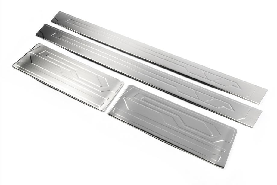 Ford Custom 2013-2022 Seuils de porte inox OmsaLine Photo 6