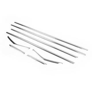 Baguettes inférieures de vitres inox (8 pcs) photo 4