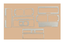 Audi A3 1996-2003 Couvre tableau de bord (2000-2003) Aluminium photo 3