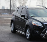 Ford Kuga 2008-2013 Marchepieds Latéraux Premium (2 pcs, Inox) 60 mm photo 2