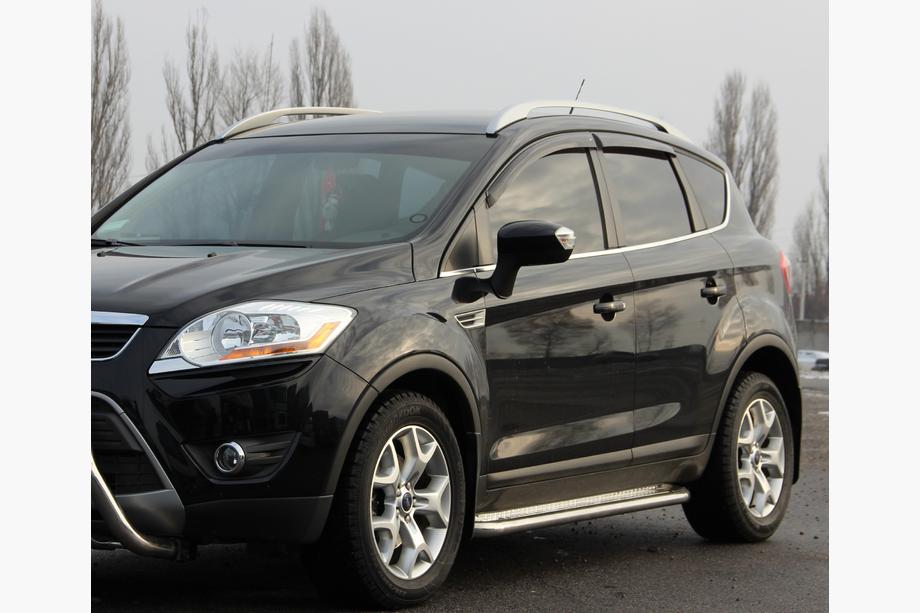 Ford Kuga 2008-2013 Marchepieds Latéraux Premium (2 pcs, Inox) 60 mm Image