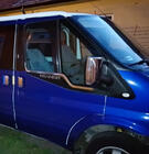 Ford Transit 2000–2014 Couvre-poignées de porte en acier inoxydable photo 4