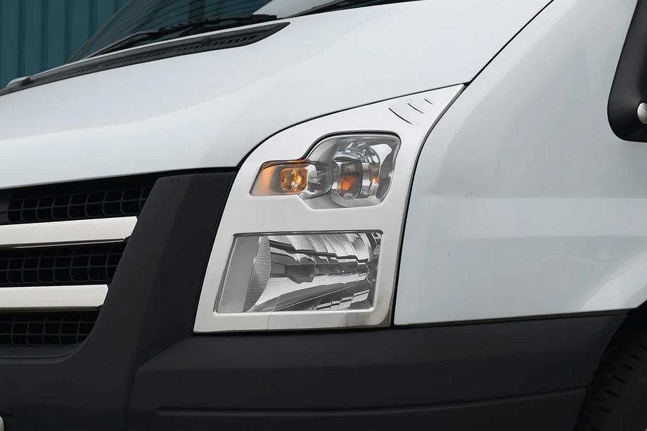 Ford Transit 2000–2014 Caches Phares (2 pcs, Acier Inoxydable) Image