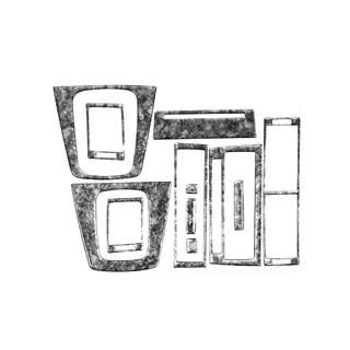Caches de Tableau de Bord Audi A4 B6 2000-2004 photo 2