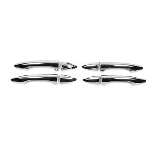 Couvre-poignées de Porte Chromés (4 pcs, Acier Inoxydable) photo 2