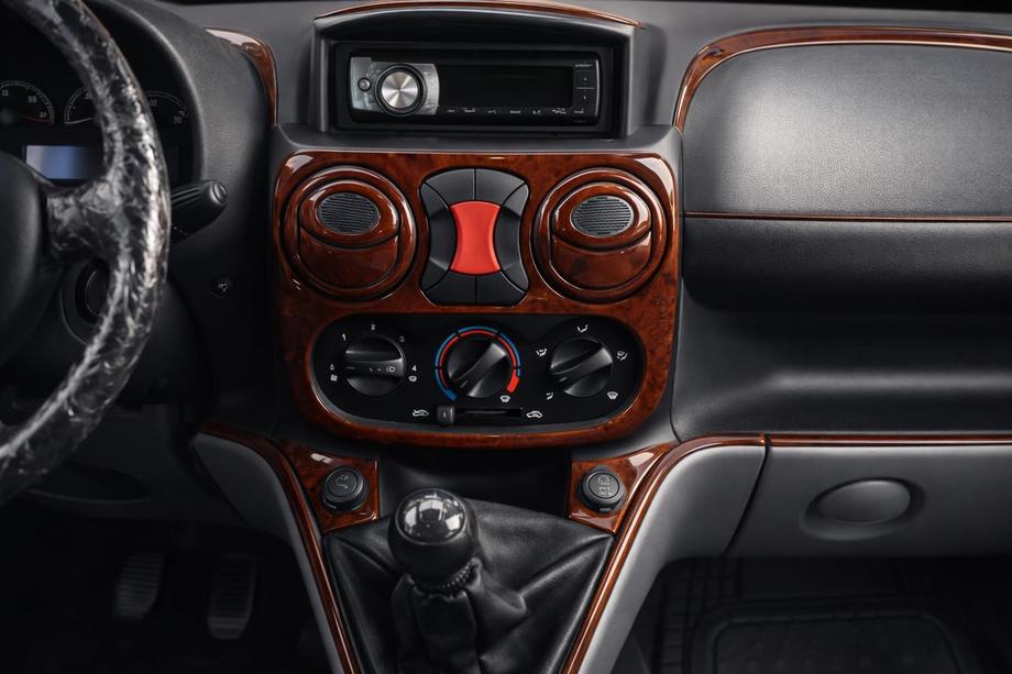 Fiat Doblo I 2005-2010 Caches de Tableau de Bord Aluminium Image