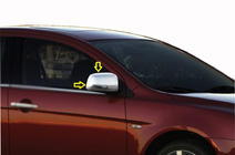 Mitsubishi Lancer 9 2004-2008 Coques de Rétroviseurs Chromées (2 pcs) Acier Inox Poli photo 5
