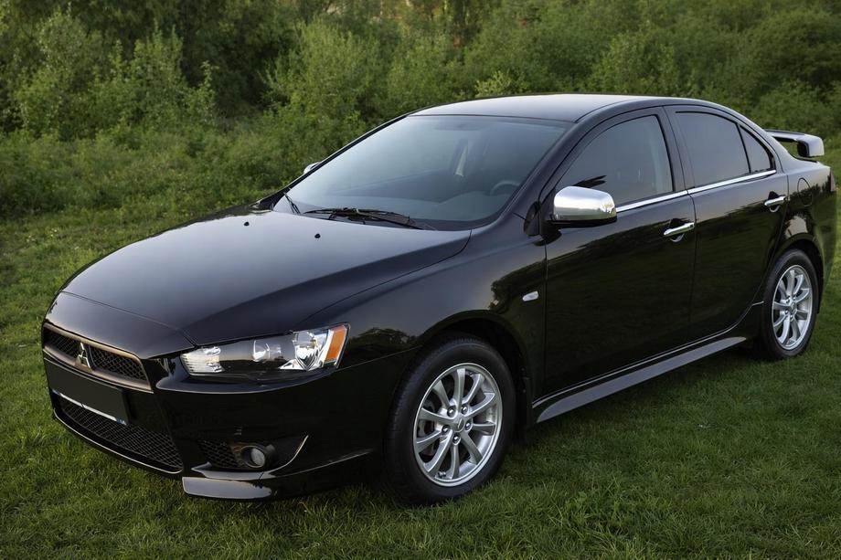 Mitsubishi Lancer X 2008- Coques de Rétroviseurs Chromées (2 pcs) Image