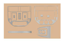 Ford C-Max 2004-2010 Caches de Tableau de Bord Aluminium photo 3