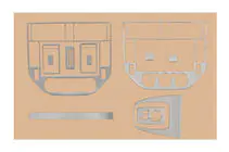 Ford C-Max 2004-2010 Caches de Tableau de Bord photo 3