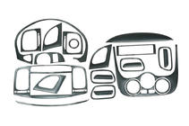 Hyundai Accent 2006-2010 Caches de Tableau de Bord Titane photo 2