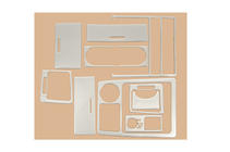 Kia Sorento I BL 2002-2009 Kit habillage tableau de bord Version 2 (2003-2007) Aluminium photo 2