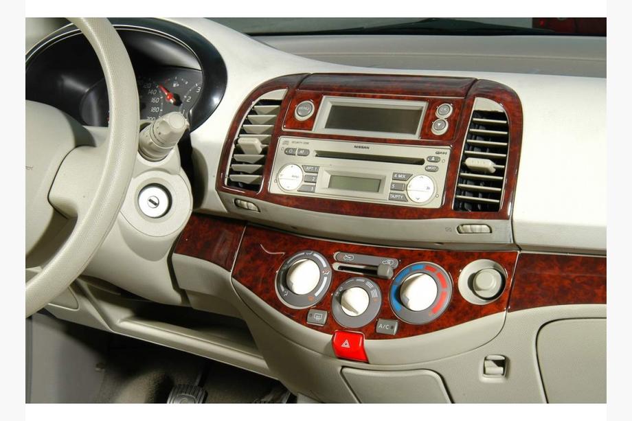 Nissan Micra K12 2003-2010 Caches de Tableau de Bord Carbone Photo 2