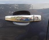 Opel Vectra C 2002-2008 Couvre-poignées Chromés (4 pcs, Acier Inoxydable) OmsaLine - Inox Italien photo 3