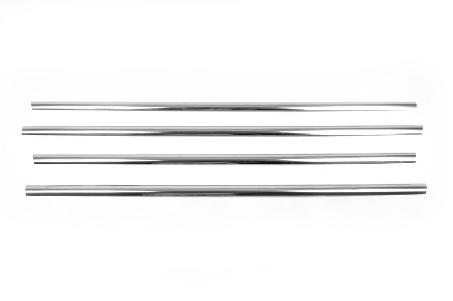 Opel Vectra C 2002-2008 Encadrement extérieur de vitres inox (4 pcs) OmsaLine - Inox Italien Photo 2