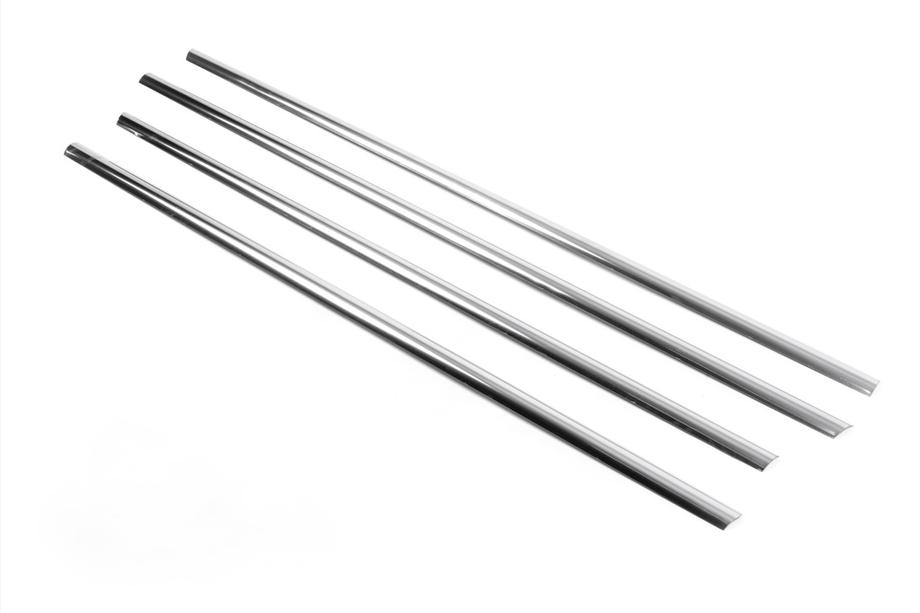 Opel Vectra C 2002-2008 Encadrement extérieur de vitres inox (4 pcs) OmsaLine - Inox Italien Photo 4