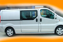 Opel Vivaro 2001–2015 Tubes Latéraux (2 pcs, Inox) 60 mm, empattement court photo 9