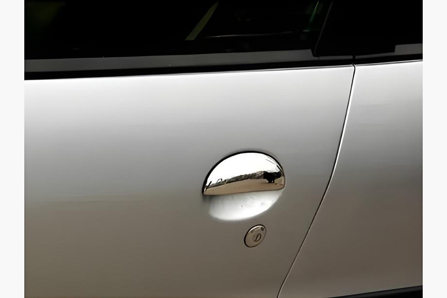 Peugeot 107 2005-2014 Couvre-poignées de porte en acier inoxydable 2 pièces, OmsaLine - Acier Inoxydable Italien Photo 2