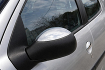 Peugeot 206 1998-2024 Coques de Rétroviseurs Chromées (2 pcs) Carmos - Acier Inoxydable Turc photo 1